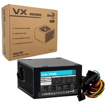 Fonte 700W Aerocool VX-700, ATX, Bivolt Chaveada