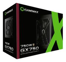 Fonte 750w 80 Plus Gold Pfc Ativo Gamemax Gx-serie Gx-750