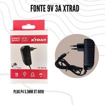 Fonte 9v 3a plug 5.5mm p4 xtrad