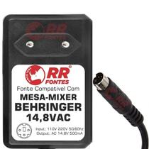 Fonte AC 14,8V 0.5A Para Mixer Behringer QX1002USB QX1202USB - RRfontes