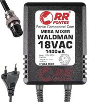 Fonte Ac 18V 1.4A Mixer Waldman Krystal Pod 12.2Fx 10.2Fx