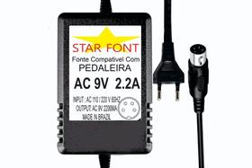 Fonte AC 9V 2.2A para Pedal Pedaleira de Efeitos ROCKTRON