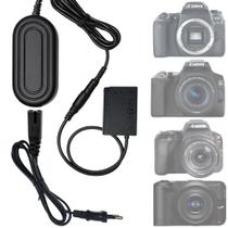 Fonte ACK-E18 Dummy Battery LP-E17 Bivolt 8V 3A T7i 800D 250D SL3 77D