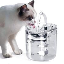 Fonte Agua Bebedouro Gato Cachorro Pet 2 Litros Usb Silencioso Reservatorio Grande Transparente Filtro Bomba Potavel Higienico Economico