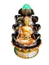 Fonte Água Buda Hindu Flor De Lótus 8 Queda Bivolt 30cm Shui Fonte Água Buda Hindu Flor De Lótus 8 Queda Bivolt 30cm Shui
