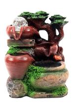 Fonte Água Decorativa Pedra Relaxante Led Floresta Feng Shui - Bonatto Presentes