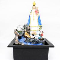 Fonte Água Decorativa Resina Cascata Iluminação De Led Fonte Água Decorativa Resina Cascata Iluminação De Led