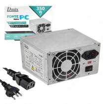 Fonte Alimentação 350W Atx Bivolt Pc Computador Dmix Dex
