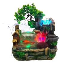 Fonte Aquário Agua Decorativa Cascata Artificial Relaxante