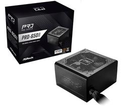 Fonte Asrock Pro 650w 80 Plus Bronze Atx 3.1 - Pro-650b