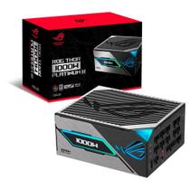 Fonte ASUS ROG Thor III, 1000W, 80 Plus Platinum, Modular, PFC Ativo, RGB, Preta - 90YE00V3-B0NA00 Fonte ASUS ROG Thor III, 1000W, 80 Plus Platinum, Modular, PFC Ativo, RGB, Preta - 90YE00V3-B0NA00