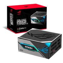 Fonte ASUS ROG Thor III, 1200W, 80 Plus Platinum, Modular, PFC Ativo, RGB, Preta - 90YE00V2-B0NA00 Fonte ASUS ROG Thor III, 1200W, 80 Plus Platinum, Modular, PFC Ativo, RGB, Preta - 90YE00V2-B0NA00
