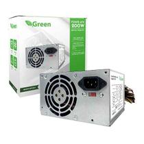 Fonte ATX 200W reais s/cabo 044-2200 Green
