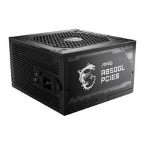 Fonte atx 3.0 850w 80 plus gold preto msi a850gl pcie full modular Fonte atx 3.0 850w 80 plus gold preto msi a850gl pcie full modular