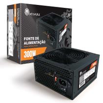 Fonte ATX 300W Real 24 Pinos Bivolt Manual Cabo Incluso