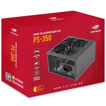 Fonte ATX 350W PS-350BK Preta C3 TECH sem Cabo
