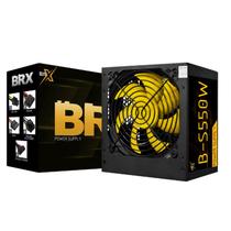 Fonte Atx 550w Brx Pfc Ativo Cooler 12cm Bivolt Com Cabo Fonte Atx 550w Brx Pfc Ativo Cooler 12cm Bivolt Com Cabo