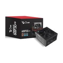 Fonte ATX 600W 80 Plus Bronze PFC Ativo DX-600FSE++ - Duex Fonte ATX 600W 80 Plus Bronze PFC Ativo DX-600FSE++ - Duex