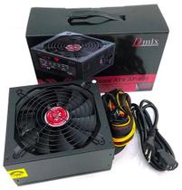 Fonte Atx 600w Reais 24pinos + 6 Sata 115v-230v Chaveada AF-600