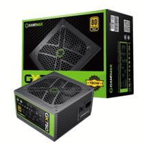 Fonte ATX 750W Gamer Full Modular GX750 Real 80 Plus Gold PFC Ativo Preta Gamemax