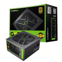 Fonte ATX 750W Gamer Full Modular GX750 Real 80 Plus Gold PFC Ativo Preta Gamemax