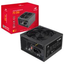 Fonte ATX C3Tech PS-350BK, 350W Real, Bivolt Manual, Preto