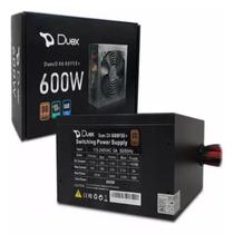 Fonte ATX Duex 600w DX-600FSE+ 80+Bronze P/Gabinete