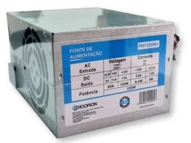 Fonte ATX FNT230W com cabo de força Hoopson Fonte ATX FNT230W com cabo de força Hoopson