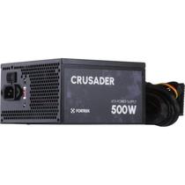 Fonte Atx Fortrek Crusader, 500W, Bivolt, Preto Fonte Atx Fortrek Crusader, 500W, Bivolt, Preto