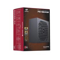 Fonte ATX Gamer C3Tech 600W Real 80 Plus Bronze Bivolt Automática Silenciosa PFC Ativo PSG600B