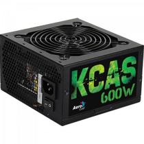 Fonte ATX KCAS 600W 80 PLUS Bronze PFC Ativo Aerocool Fonte ATX KCAS 600W 80 PLUS Bronze PFC Ativo Aerocool