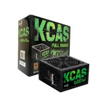 Fonte Atx Kcas Full Range 600W