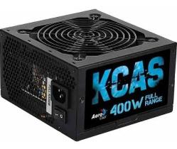 Fonte atx s/cabo kcas 400w aerocool 80 plus white