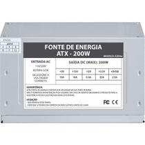 Fonte Atx Vkoem 20+4 200w Real s/ Cabo