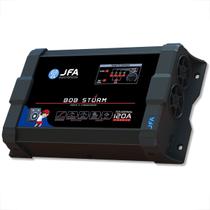 Fonte automotiva carregador automatico de baterias bob storm slim 120a jfa bivolt
