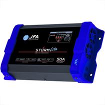 Fonte automotiva carregador de bateria storm lite 50a jfa bivolt modelo novo slim