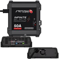 Fonte Automotiva Stetsom Infinite Black 50A Bivolt Modo de Carga Inteligente Carregamento 12V