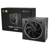 Fonte Be Quiet Pure Power 13 M, 550W, 80 Plus Gold, PFC Ativo, Full Modular, Preto, BP024BR Fonte Be Quiet Pure Power 13 M, 550W, 80 Plus Gold, PFC Ativo, Full Modular, Preto, BP024BR