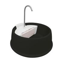Fonte Bebedouro Automática Preta para Cães e Gatos Joy Bivolt, Silenciosa e com Fluxo Contínuo BSMIX