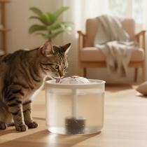 Fonte Bebedouro Automático Gato Cachorro Com Filtro Água Fresca Fonte Bebedouro Automático Gato Cachorro Com Filtro Água Fresca