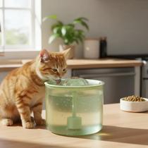 Fonte Bebedouro Automático Gato Cachorro Com Filtro Água Fresca Fonte Bebedouro Automático Gato Cachorro Com Filtro Água Fresca