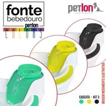 Fonte Bebedouro Filtro Para Pet Gatos Petlon 2l Colors Cores