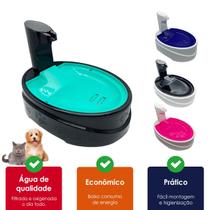 Fonte Bebedouro Gato Cão Automático Pet Bomba Bivolt Filtro