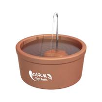 Fonte Bebedouro para Gatos e Cães Amicus Cerâmica Aqua Clay Basic 2,5 Litros