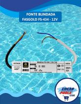 FONTE BLINDADA LED de Piscina 12V - Fasgold Modelo FS 434/12V/5ª