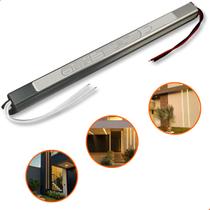 Fonte Blindada Slim Ip65 6a 12v 72w Prova D Água Bivolt P/ Fita de Led