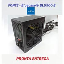 Fonte BLUECASE 500W Real Reais 8 Pinos Bivolt Conector 4+4 pin 12v ATX PCI-E (6 pinos) 110v 220v