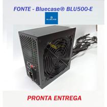 Fonte BLUECASE 500W Real Reais 8 Pinos Bivolt Conector 4+4 pin 12v ATX PCI-E (6 pinos) PC Computador Gabinete 110v 220v