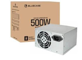 Fonte Bluecase ATX Bivolt Automatica 500W C/Cabo BLU500-EAUT Fonte Bluecase ATX Bivolt Automatica 500W C/Cabo BLU500-EAUT