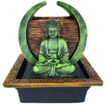 Fonte Buda No Círculo Parede Cascata 25Cm 01126